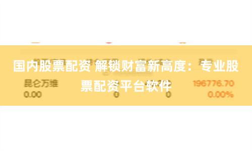 国内股票配资 解锁财富新高度：专业股票配资平台软件